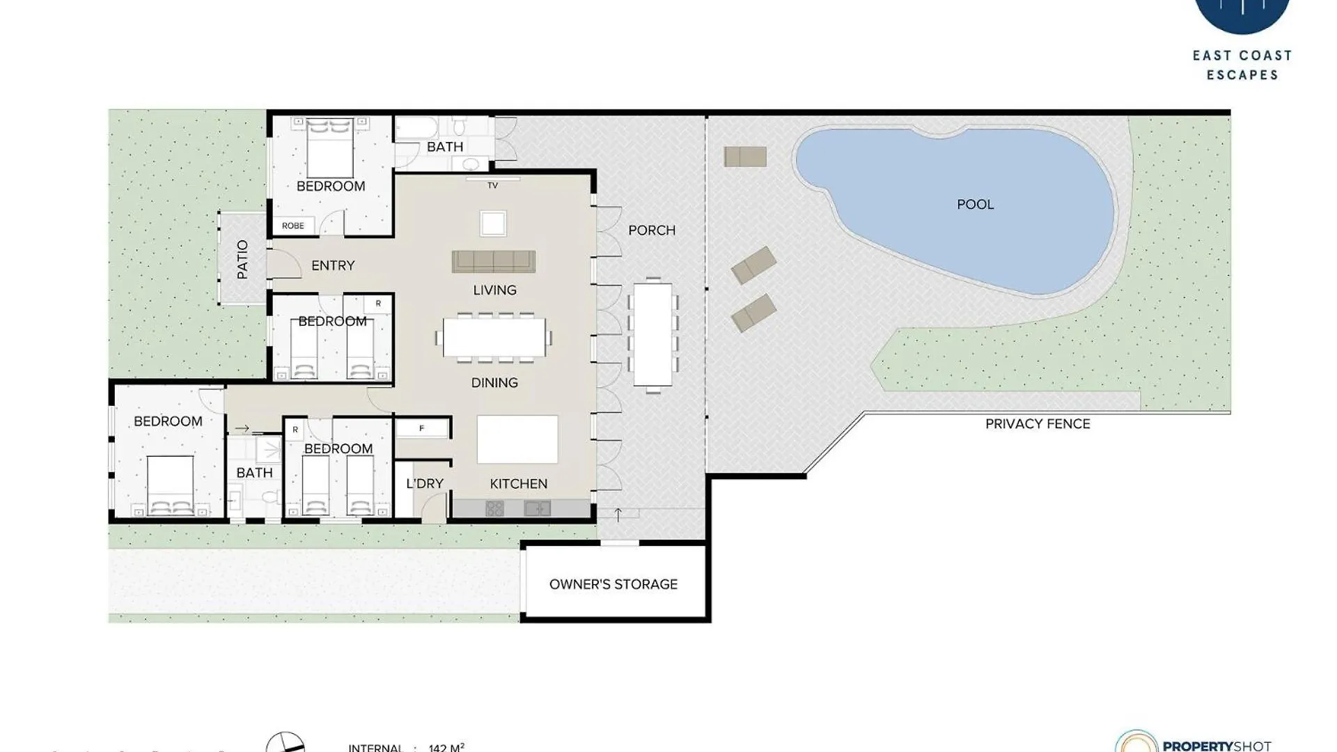 The Byron Pavilion location